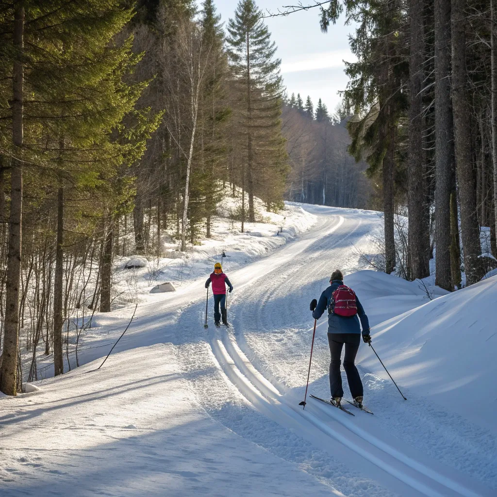 Intermediate Cross-Country Skiing Course